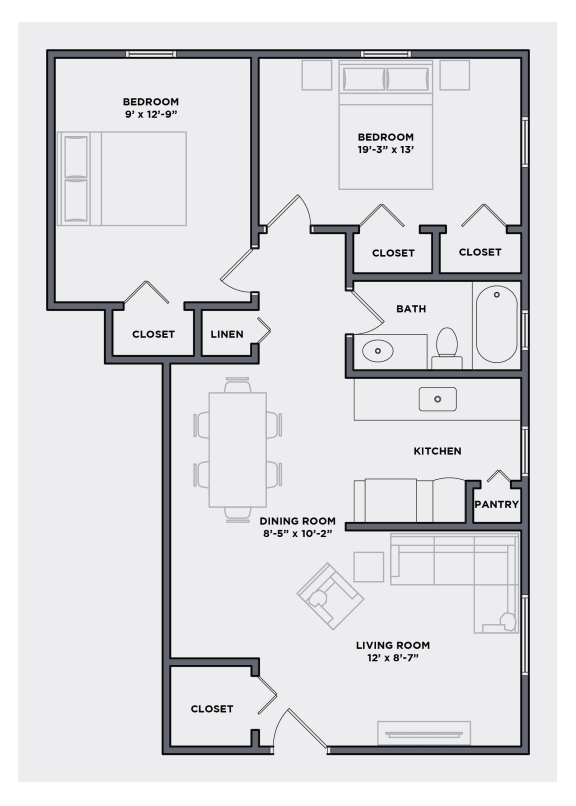 Floor Plans of Stephenson House in Madison Heights, MI